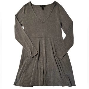 Forever 21 V-Neck Long Sleeve Fit and Flare